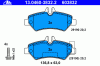 ATE 13.0460-3832.2 (13046038322) Brake Pad Set, disc brake