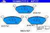 ATE 13.0460-7117.2 (13046071172) Brake Pad Set, disc brake