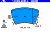 ATE 13.0460-2887.2 (13046028872) Brake Pad Set, disc brake