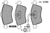 ICER 141320 Brake Pad Set, disc brake