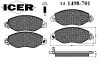 ICER 141498-701 (141498701) Brake Pad Set, disc brake