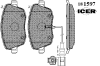 ICER 181597 Brake Pad Set, disc brake