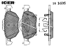 ICER 181695 Brake Pad Set, disc brake