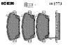 ICER 181773 Brake Pad Set, disc brake