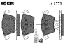 ICER 181779 Brake Pad Set, disc brake