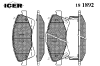 ICER 181892 Brake Pad Set, disc brake