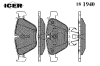 ICER 181940 Brake Pad Set, disc brake