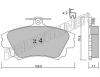 TRUSTING 295.0 (2950) Brake Pad Set, disc brake