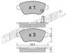 TRUSTING 330.2 (3302) Brake Pad Set, disc brake