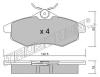TRUSTING 337.0 (3370) Brake Pad Set, disc brake
