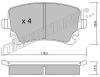 TRUSTING 570.2 (5702) Brake Pad Set, disc brake