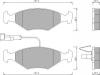 ROULUNDS BRAKING 673181 Brake Pad Set, disc brake