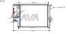AVA QUALITY COOLING BW2121 Radiator, engine cooling
