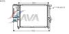 AVA QUALITY COOLING BW2122 Radiator, engine cooling