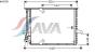 AVA QUALITY COOLING BW5180 Condenser, air conditioning
