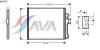 AVA QUALITY COOLING BW5192 Condenser, air conditioning