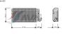 AVA QUALITY COOLING BWV025 Evaporator, air conditioning