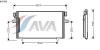 AVA QUALITY COOLING DN5186 Condenser, air conditioning