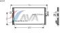 AVA QUALITY COOLING DN5243 Condenser, air conditioning