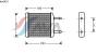 AVA QUALITY COOLING DW6024 Heat Exchanger, interior heating