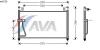 AVA QUALITY COOLING MZ5126 Condenser, air conditioning