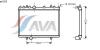 AVA QUALITY COOLING PE2265 Radiator, engine cooling