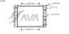 AVA QUALITY COOLING VO2028 Radiator, engine cooling