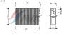 AVA QUALITY COOLING VOA6110 Heat Exchanger, interior heating