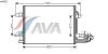 AVA QUALITY COOLING VW5211 Condenser, air conditioning