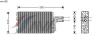AVA QUALITY COOLING VWV185 Evaporator, air conditioning
