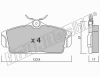 fri.tech. 314.0 (3140) Brake Pad Set, disc brake