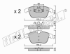 fri.tech. 691.5 (6915) Brake Pad Set, disc brake