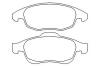 TEXTAR 2453801 Brake Pad Set, disc brake