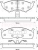 JURID 573071J Brake Pad Set, disc brake