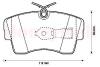 JURID 571392J-AS (571392JAS) Brake Pad Set, disc brake