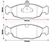 JURID 571492D Brake Pad Set, disc brake
