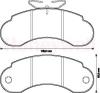 JURID 571521J-AS (571521JAS) Brake Pad Set, disc brake