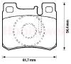 JURID 571753D Brake Pad Set, disc brake