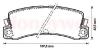 JURID 572188J Brake Pad Set, disc brake