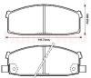 JURID 572233J Brake Pad Set, disc brake