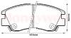 JURID 572281J Brake Pad Set, disc brake