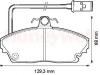 JURID 572311J Brake Pad Set, disc brake