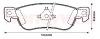 JURID 572322J Brake Pad Set, disc brake