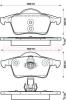 JURID 573021J Brake Pad Set, disc brake