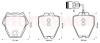JURID 573208J Brake Pad Set, disc brake