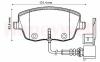 JURID 573127J Brake Pad Set, disc brake