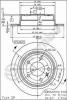 BREMBO 08.4487.10 (08448710) Brake Disc