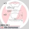 ZIMMERMANN 20676.200.1 (206762001) Brake Pad Set, disc brake