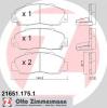 ZIMMERMANN 21651.175.1 (216511751) Brake Pad Set, disc brake