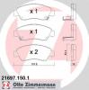 ZIMMERMANN 21697.150.1 (216971501) Brake Pad Set, disc brake